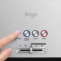 Sage Breville Sage Bta730Uk The Bit More 4 Slice Long Slot Toaster - Silver