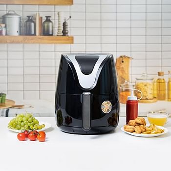 Digital Air Fryer, 3.5L Non-Stick Fryer, GAF37501 | Oil & Fat Free Air Fryer | Overheat Protection | Sensor Touch Panel