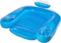 Poolmaster Paradise Water Chair Inflatable Swimming Pool Floats For Adults, Blue, 1 Pack, 85598