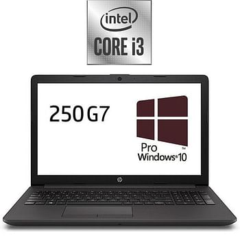 HP 250 G7 Notebook With 15.6-Inch Display, Intel i3 Processor 4GB RAM 256GB Intel UHD Graphics Grey