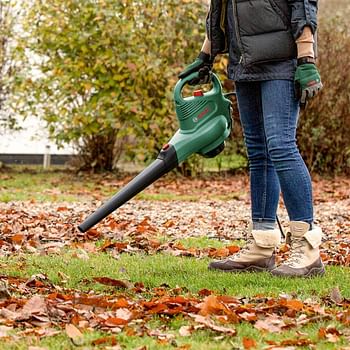 Bosch Electric Leaf Blower and Vacuum UniversalGardenTidy 3000 -3000 W, collection bag 50 l, variable speed, for blowing, vacuuming and shredding leaves, in carton packaging