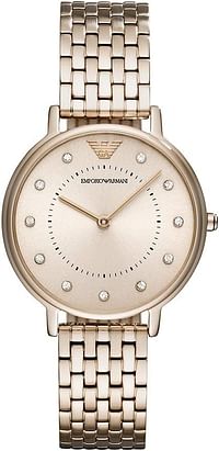 Emporio Armani AR11062 Womens Quartz Watch with Stainless Steel Strap -42mm