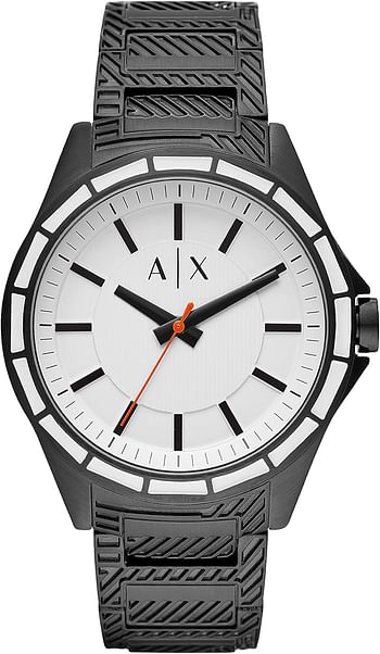 A|X Armani Exchange Men's Watch AX2625, Black Strap - 44 MM