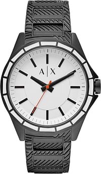 A|X Armani Exchange Men's Watch AX2625, Black Strap - 44 MM
