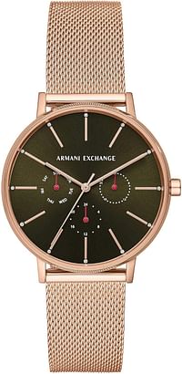 Armani Exchange Lola Analog Green Dial Women's Watch-AX5555, One Size