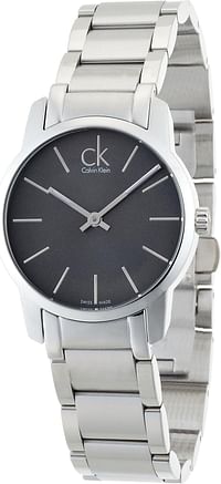 Calvin Klein Womens Quartz Watch, Analog Display and Stainless Steel Strap K2G23161