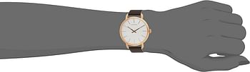 Calvin Klein Women's Analogue Quartz Watch with Leather Strap