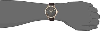 Calvin Klein Women's Analogue Quartz Watch with Leather Strap