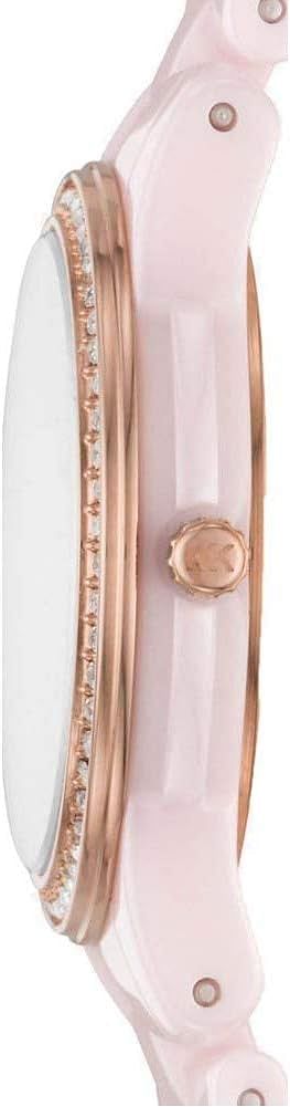 Michael Kors MK6622 Pink Ceramic Steel Woman Watch -35mm