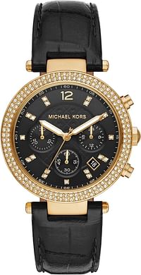 Michael Kors MK6984 - Parker Chronograph Leather Watch - 39mm