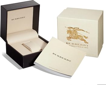 Burberry Women's Beige Dial Gold-Plated Stainless Steel Band Watch - BU10109