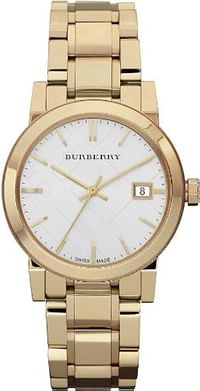 Burberry Watch, Women's Swiss Gold Tone Stainless Steel Bracelet 34mm BU9103