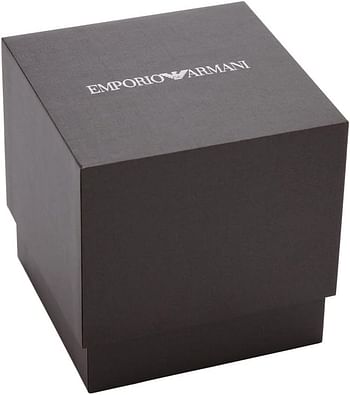 Emporio Armani Quartz Watch with Stainless Steel Strap AR11206, Black, AR11206-AMZUK