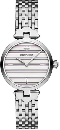 Emporio Armani Womens Analogue Quartz Watch with Stainless Steel Strap AR11195