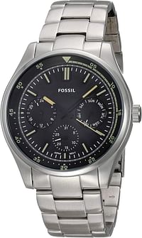 Fossil Men's Belmar Quartz Watch with Analog Display and Stainless Steel Bracelet FS5575 - 44 MM