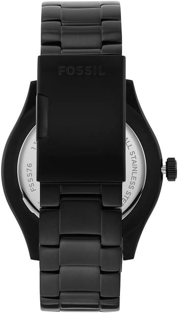 Fossil Men's Quartz Watch with Chronograph Display and Leather Bracelet FS5576 - 42  MM