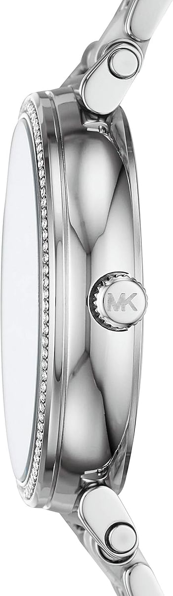 Michael Kors Womens Analogue Quartz Watch with Stainless Steel Strap MK4345 - Bracelet - 36 MM