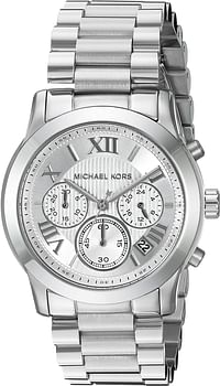Michael Kors Womens Quartz Watch, Chronograph Display and Stainless Steel Strap MK6273