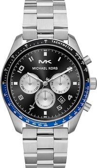 MICHAEL KORS Men Chronograph Quartz Watch with Stainless Steel Strap -MK8682