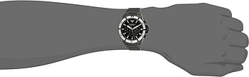 Emporio Armani Men's Chronograph, Black-Tone Stainless Steel Watch, AR80050 - 43 MM