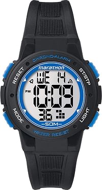 Timex Unisex-Adult Digital Watch, Chronograph Display and Resin Strap TW5K84800