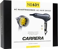 Carrera 631 Professional Hair Dryers For Men & Women , Hairdryers - Styling Nozzle-Diffuser, Blow Dry, Hot-Cold Air, Ac 2400W