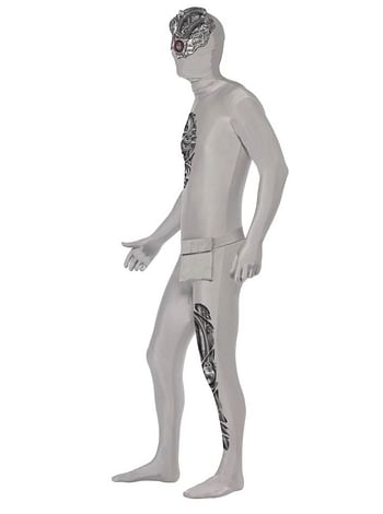 Smiffys Robotic Second Skin Costume size M - Sliver