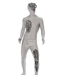 Smiffys Robotic Second Skin Costume size M - Sliver