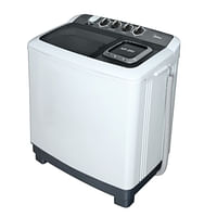 Midea Top Load Twin-Tub Washing Machine 12Kg Washer 7Kg Dryer – White – TW120ADNB