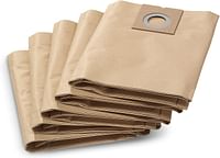 Karcher 6.904-290 Paper Filter Bags NT 27/1 Pack of 5