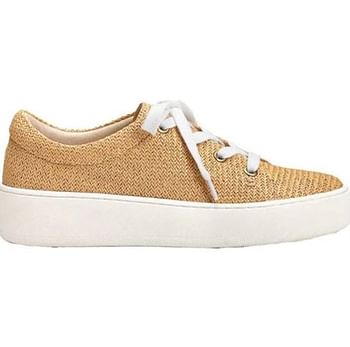 Aerosoles Term Paper Tan Lace Up Woven Platform Casual Shoe Sneaker - 40 EU