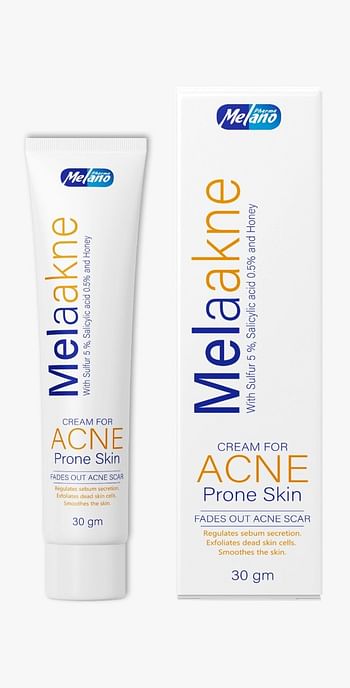 Melano Melaakne Cream Acne Prone Skin - 30  G