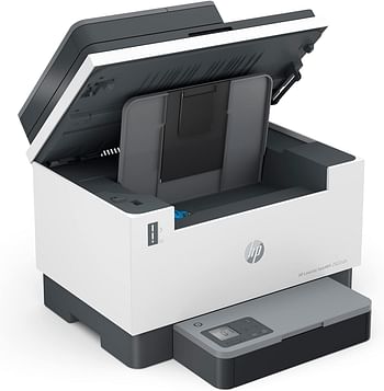 HP LaserJet Tank MFP 2602sdn Printer,22 PPM, Printer for Business, Scan to email/PDF; Two-sided printing; 40-sheet ADF; Wi-Fi, white [2R7F6A]; Pre-filled with toner to print up to 5000 pages