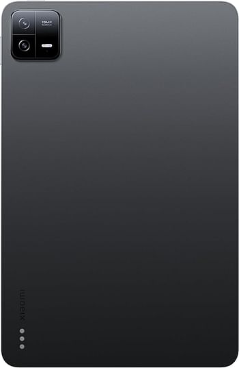 تابلت شاومي باد 6 بشاشة 11 بوصة WQHD+ ‏144 هرتز - 256 جيجابايت - وذاكرة رام 8 جيجابايت مع بلوثوث 5.2 + واي فاي 6 - جرافيتي جراي - إصدار عالمي