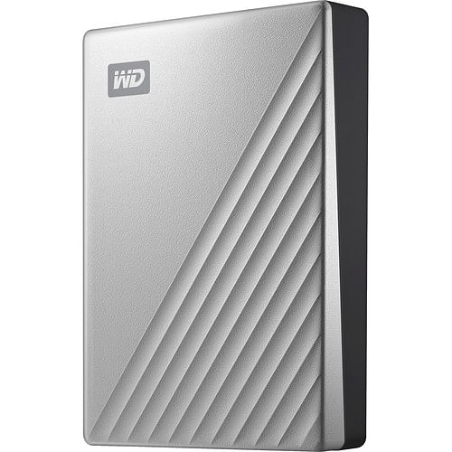 Western Digital My Passport Ultra Hard Drive 4TB For Mac Portable (WDBPMV0040BSL-WESN) Silver