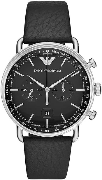 Emporio Armani Men's Chronograph Stainless Steel Watch - 43 mm Case Size