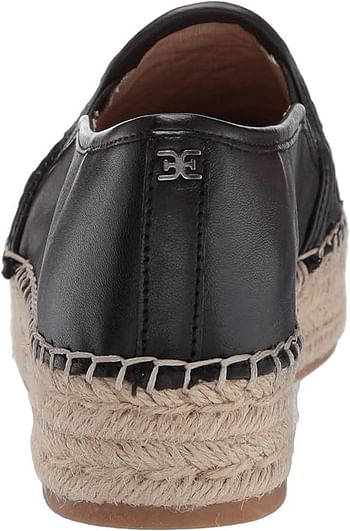 Sam Edelman Women's Catherine Platform, Medium, Black Et Sheep Premium Leather, Medium - 40 EU