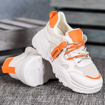 SHELOVET Fashion Sport Sneaker beige orange -28 Eu