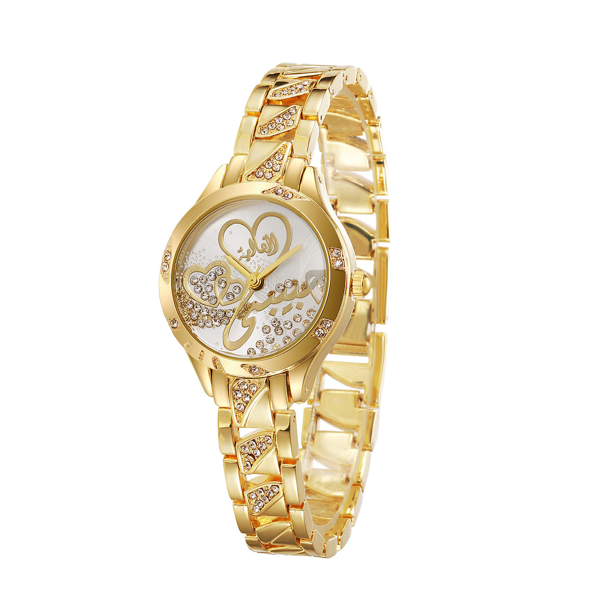 Elanova women's wrist watch "My Precious Love" encrusted with crystals L001