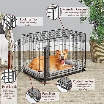 Midwest Double Door Life Stages Crate For Dogs & Cats