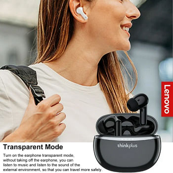 Lenovo XT98 Live Pods Active Noise Cancellation For Game And Music - Black