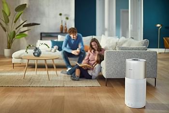 Philips 3000I Series Air Purifier AC3036/90, Hepa & Active Carbon Filter,Purifies Rooms Up To 135 M²,520 M³/H Clean Air Rate (Cadr),Silver