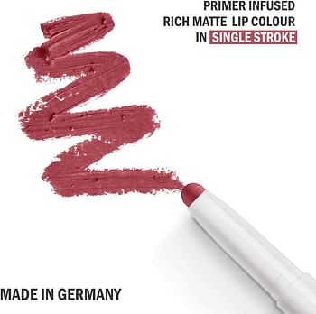 GORGY Intense Long Lasting Stay Matte Crayon Mauve Lipstick (Naughty Nude)