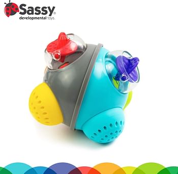 Sassy Rain Shower Bath Ball Stem Toy 6+ Months, Multicoloure