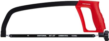 CRAFTSMAN Hand Saw, 12-Inch Hacksaw (CMHT20138),Red