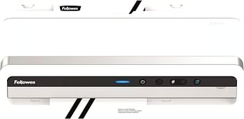 Fellowes LX Jupiter A3 Office Home Laminator Machine with 1-min Quick Warm-up – 250 Micron – Starter Pack of 10 Included - White, Grey