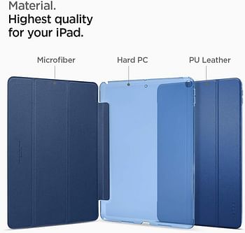 Spigen Smart Fold designed for iPad Air 3 -2019 -10.5 inch case-cover with Auto Sleep, Wake - Blue