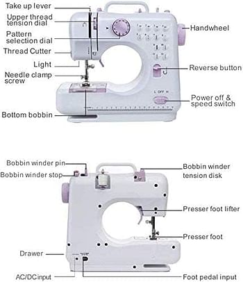 Multi-Functional Mini Household sewing machine