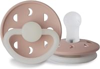 FRIGG Moon Phase Silicone Baby Pacifier for 0-6 Months- Size 1-Blush Night