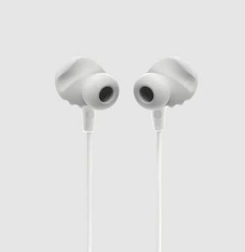 JBL Endurance Run 2 Waterproof Wired Sports In-Ear Headphones Fliphook Desigh Flexsoft Technology IPX5 Sweatproof Hands-Free Calls Magnetic Buds JBLENDURRUN2WHT - White